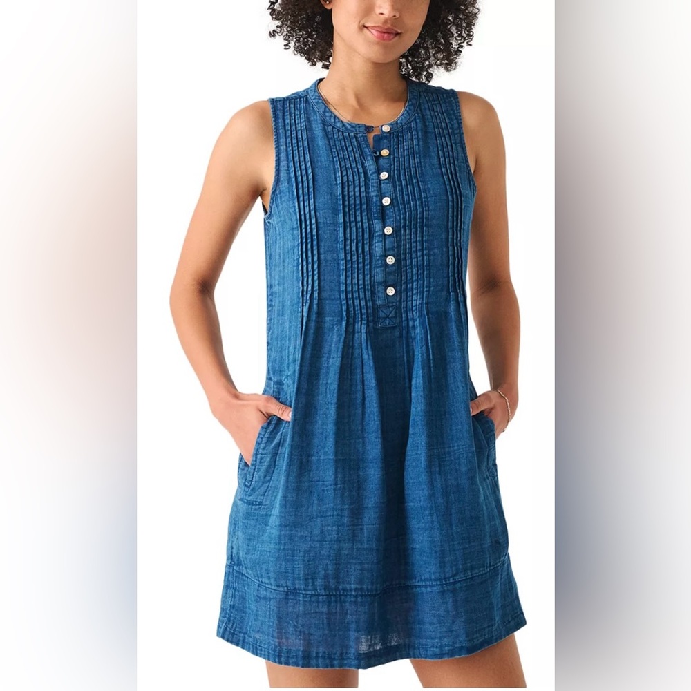 Faherty
Isha Linen Mini Dress Size XS
